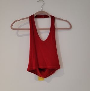 Red halter